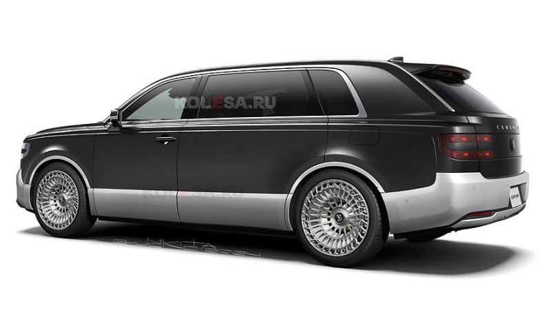 Удлинённый кроссовер Toyota Century LWB: каким он может быть