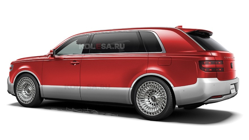 Удлинённый кроссовер Toyota Century LWB: каким он может быть