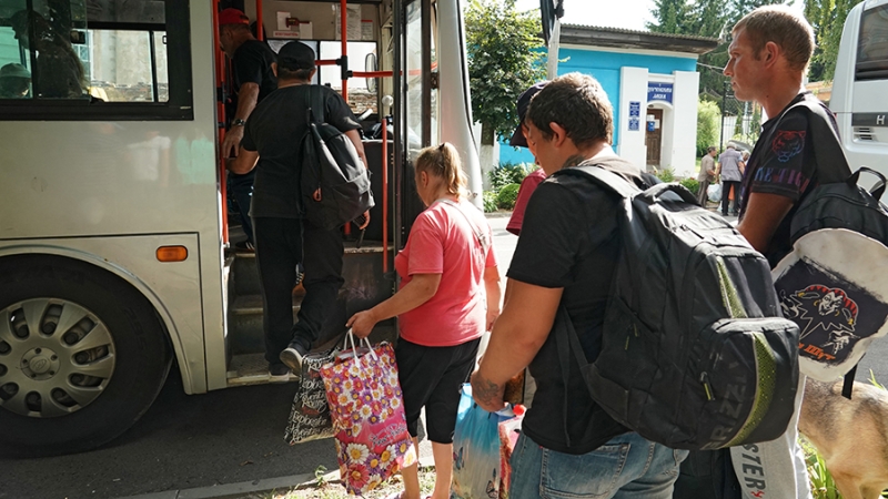 За сутки более 1,7 тыс. человек были эвакуированы из приграничья Курской области