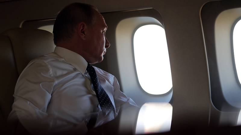 Владимир Путин прибыл в Республику Тыва с рабочей поездкой