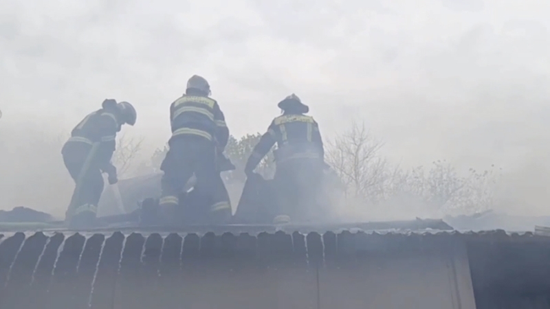 В Туле потушили пожар в производственном здании