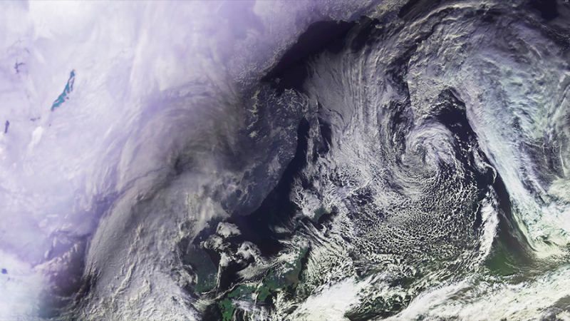 «Роскосмос» опубликовал кадры «бури столетия» на Дальнем Востоке