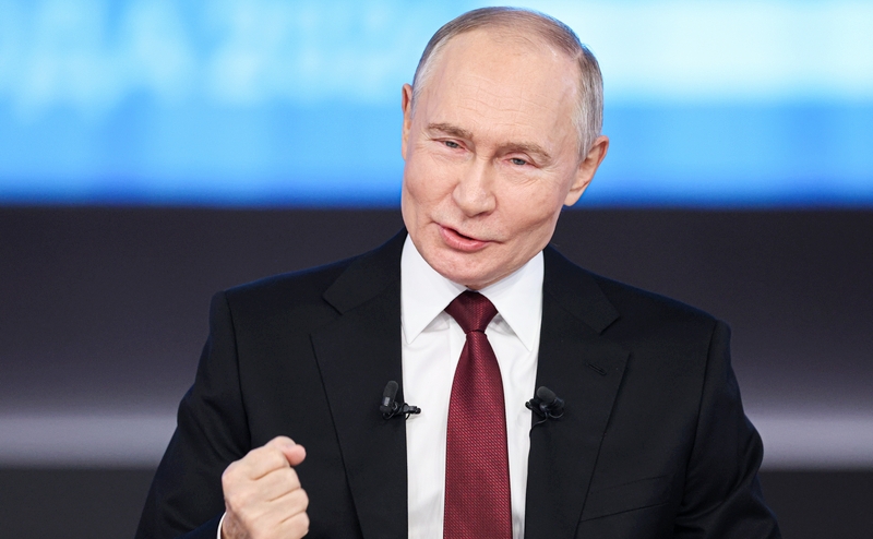 Прямая линия-2024: Президент России готов провести публичные испытания нашей ракеты средней дальности в Киеве