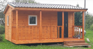 Чем хороши дачные домики-бытовки