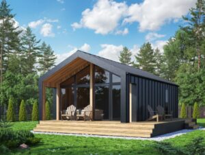 Технология строительства домов в стиле барнхаус