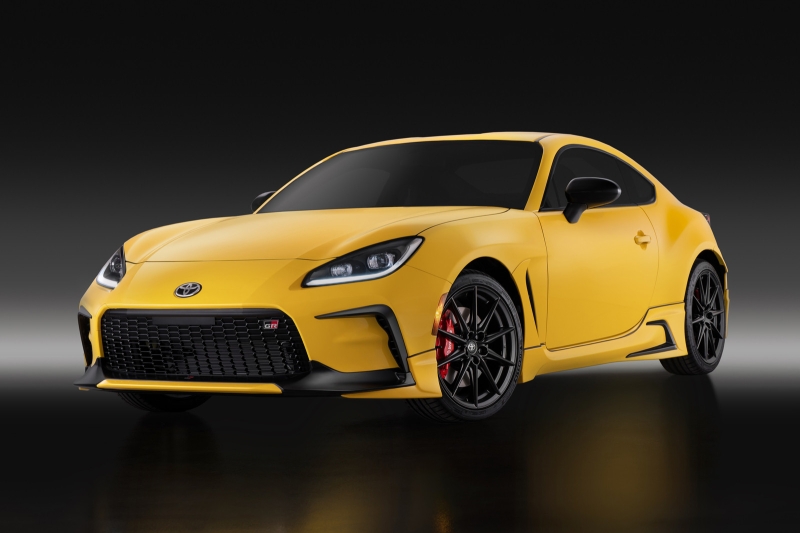 Спорткар Toyota GR86 обзавёлся ярко-жёлтой спецверсией Yuzu