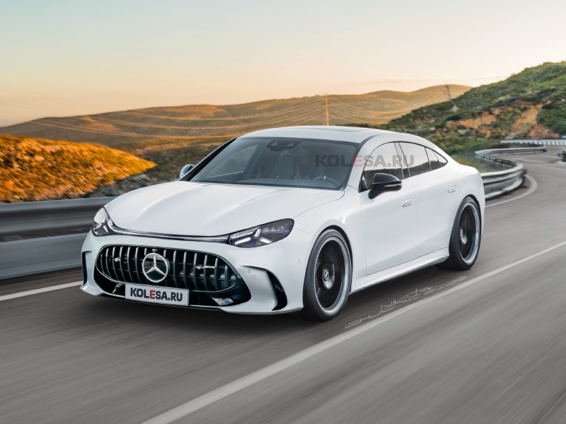 Седан Mercedes-AMG GT: новые изображения