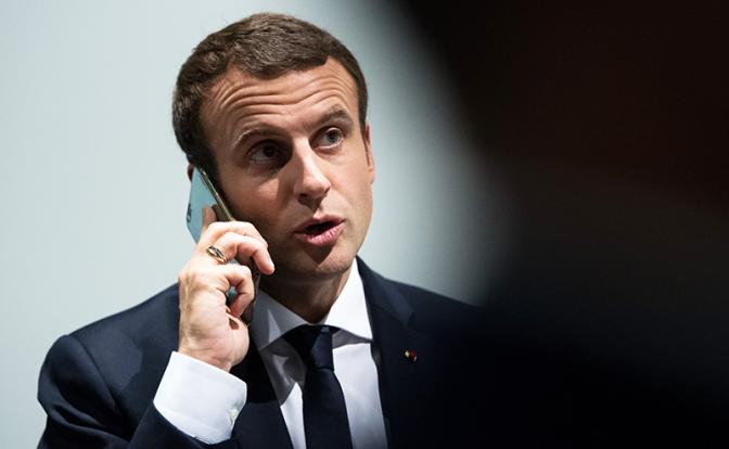 Звонок разрядки: Макрон начал издалека, но вспомнил и про Украину
